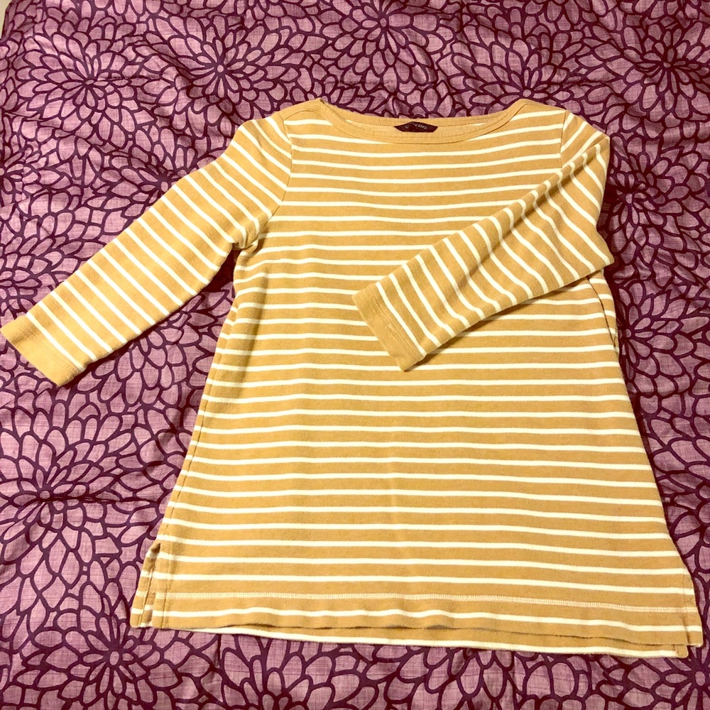 Lands’ End Striped tunic is so comfy